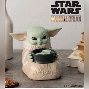 NIB SCENTSY Home Star Wars The Mandalorian Grogu The Child Wax Melt Warmer